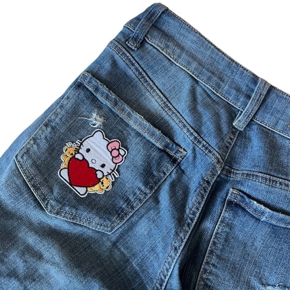 RE-WORKED Hello Kitty Garage Jeans - Picture 1 of 5